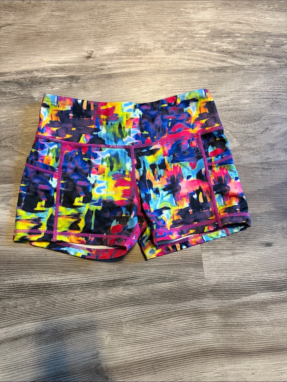 Vibrant Multicolor Athletic Shorts